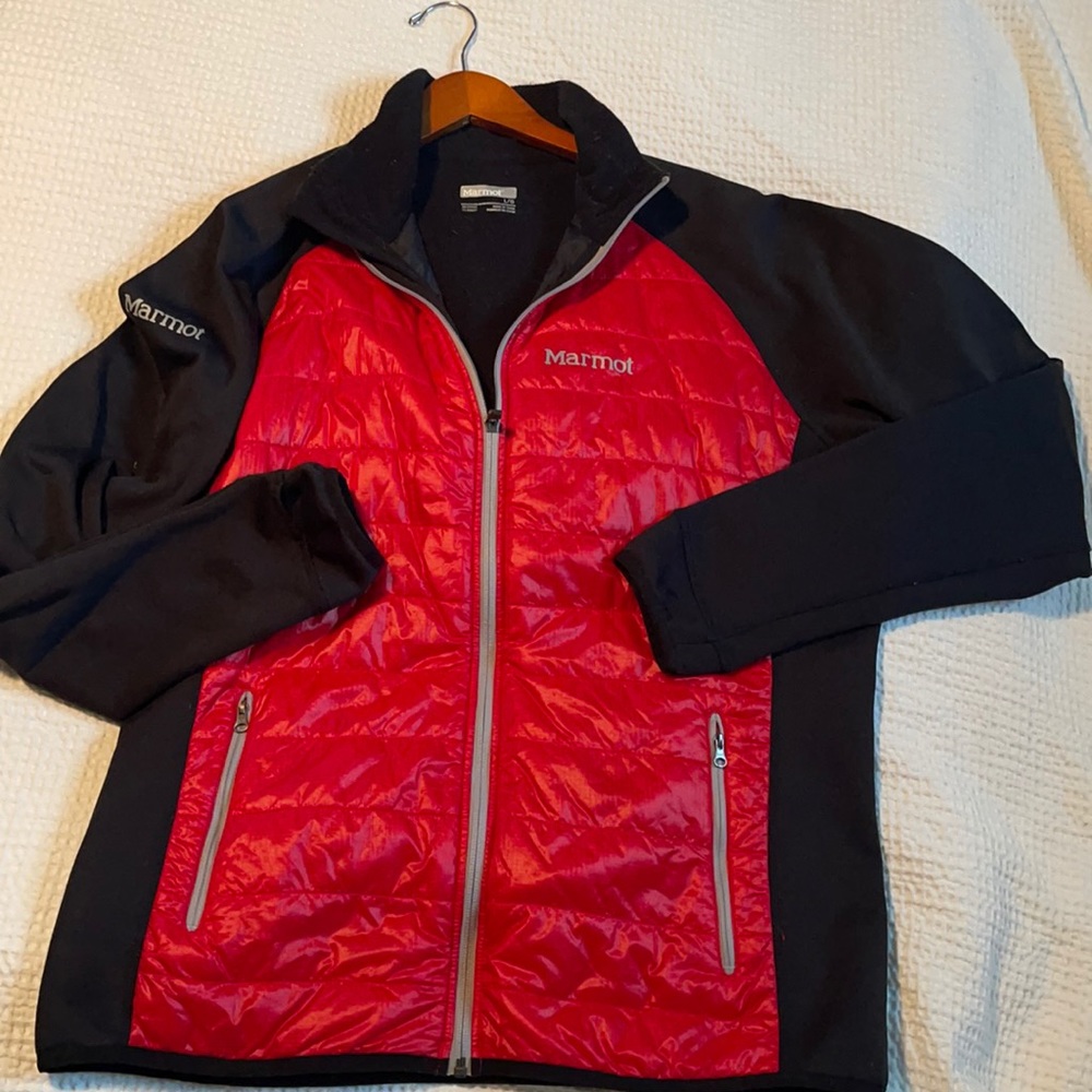 Men’s Marmot front puffer jacket